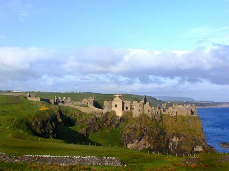 The landmark castle was at danger of structural failure, and falling into the sea: Dunluce Castle, Co. Antrim, Northern Ireland