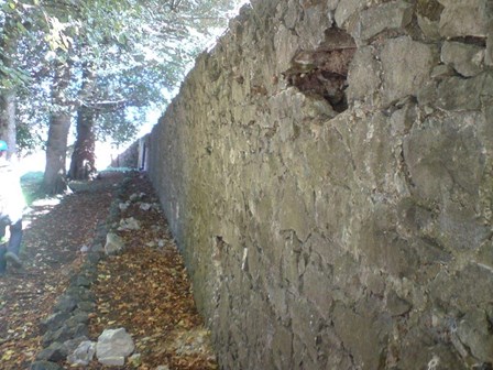 Cintec anchors installed in historic city walls to repair structural cracks, Cashel, Co. Tipperary, Ireland