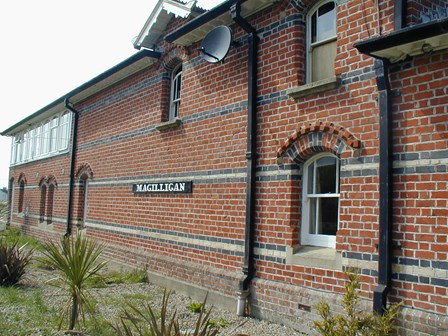 Cavity wall tie replacement required at the Station House, Magilligan, Co. Derry, NI